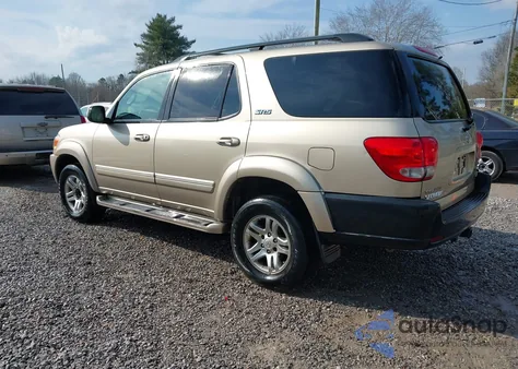 2005 Toyota Sequoia Sr5 V8 z USA, uszkodzony, nr VIN 5TDZT34A45S256925